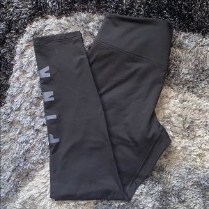 VS Pink Fleece Leggings